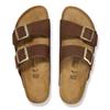 Birkenstock Arizona Flex Platform Nubuck - Dark Tea